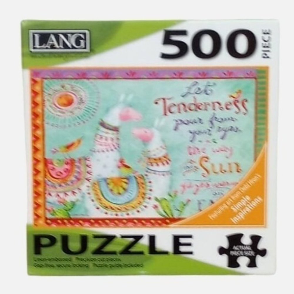 3🧩$20 Lang 500 Piece Jigsaw Puzzle Simple Inspirations Debi Hron